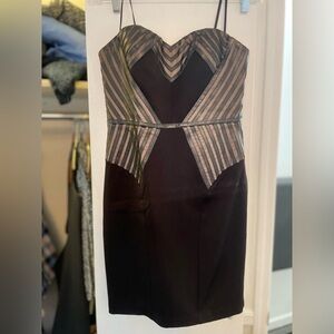 Aidan mattox  black cocktail dress size 4